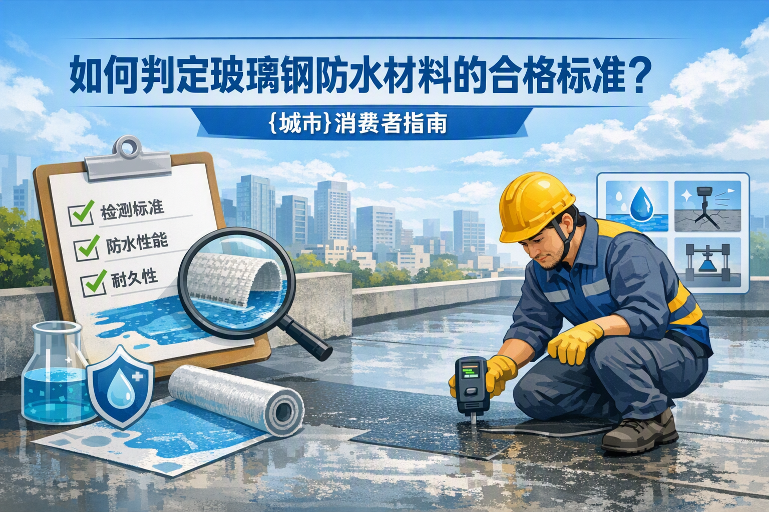 如何判定玻璃钢防水材料的合格标准？ 黔西南 消费者指南