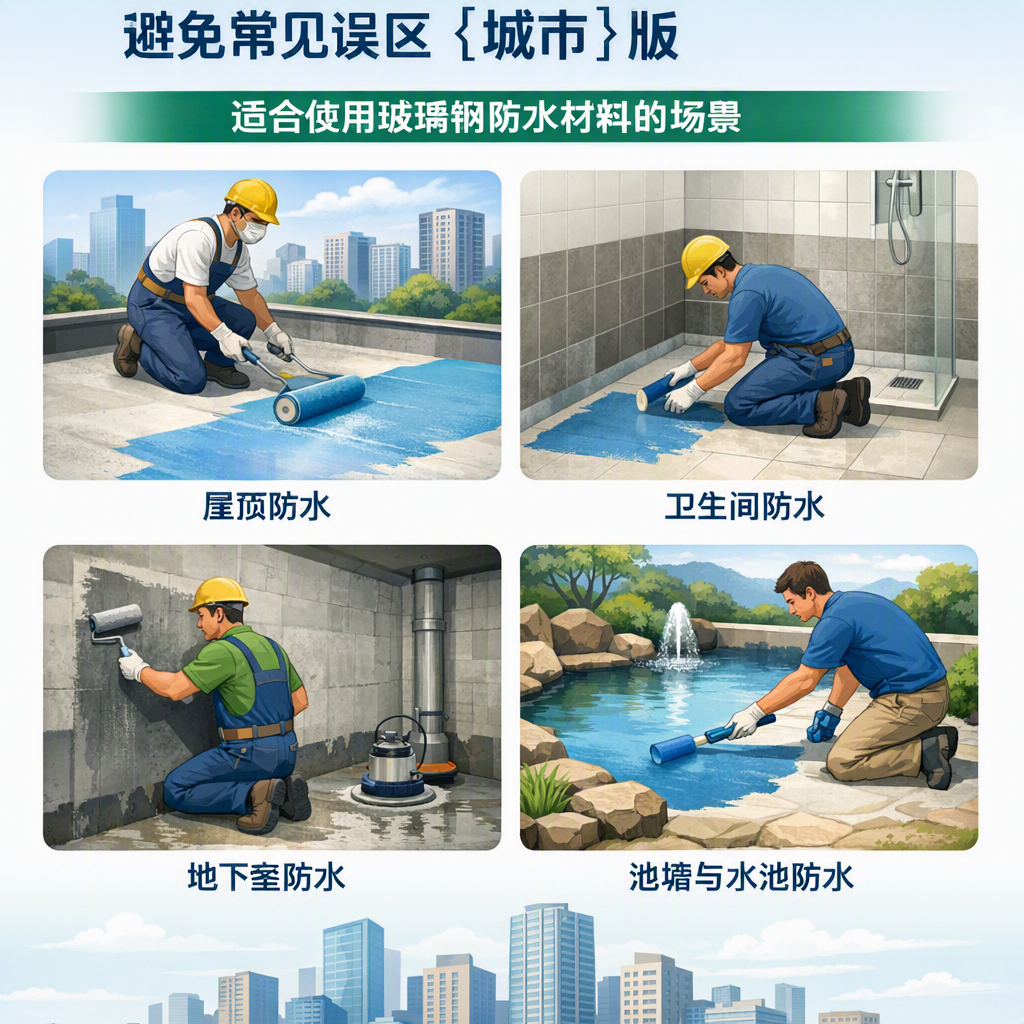 玻璃钢防水材料施工注意事项，避免常见误区 黔西南 版