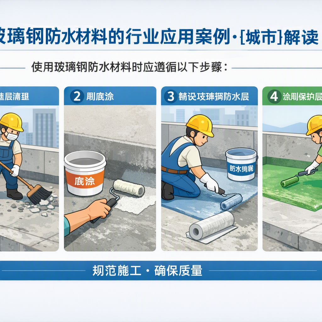 玻璃钢防水材料的行业应用案例，黔西南解读